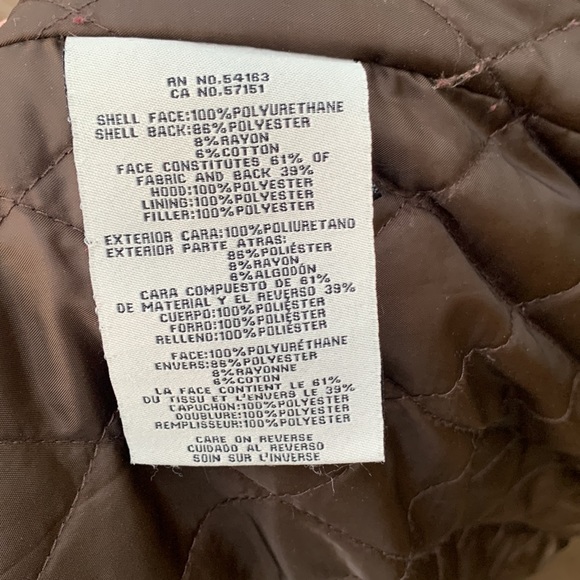Levi’s brown bomber jacket w hoodie XXL - Picture 11 of 12